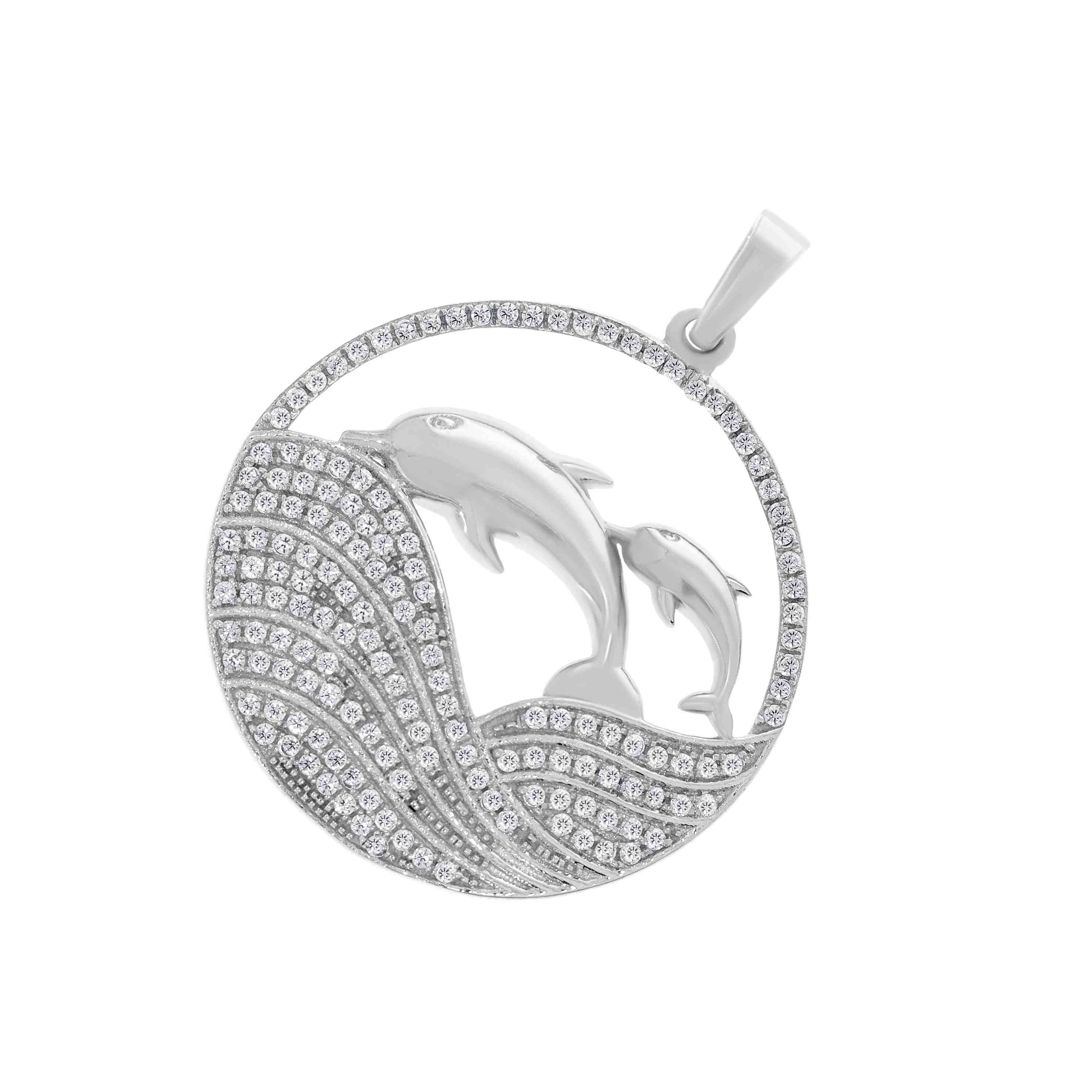 Dolphin Ocean Collection Pendant PD31294A